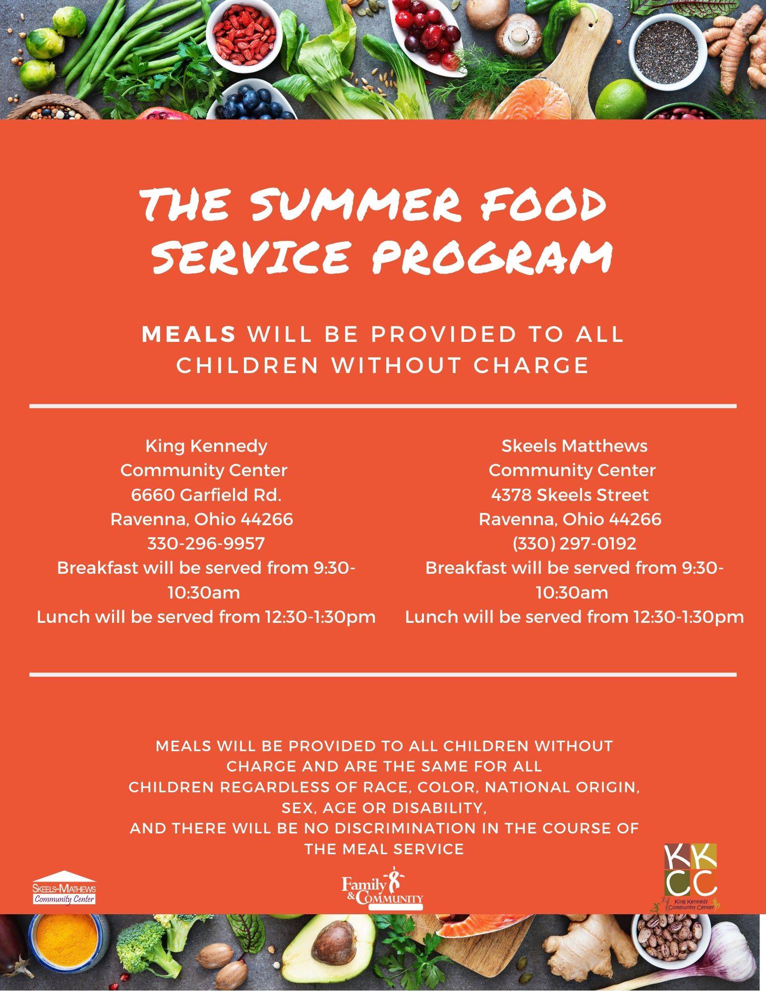 The Summer Food Service Program1 Family Community Services Inc 